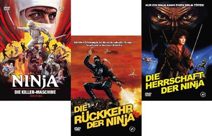 Ninja 1 - 3 - Bundle (Kleine Hartbox, Limited Edition, Uncut, 3 DVDs)