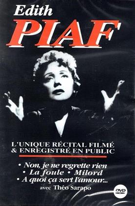 Edith Piaf - L'unique récital filmé & enregistré en public (b/w)