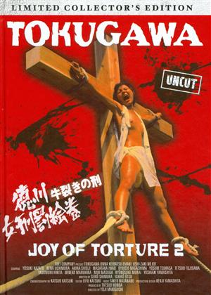 Tokugawa - Joy of Torture 2 (1976) (Cover C, Collector's Edition, Edizione Limitata, Mediabook, Uncut, Blu-ray + DVD)
