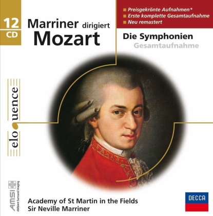 Wolfgang Amadeus Mozart (1756-1791) & Sir Neville Marriner - Marriner Dirigiert Mozart (12 CDs)