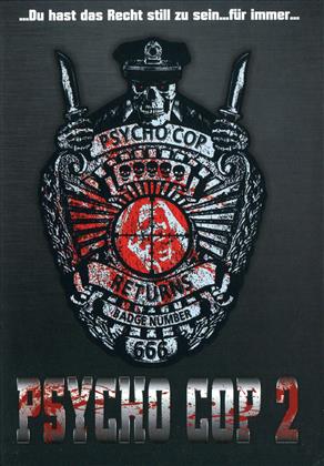 Psycho Cop 2 (1993) (Cover C, Limited Edition, Mediabook, Uncut, Blu-ray + DVD)