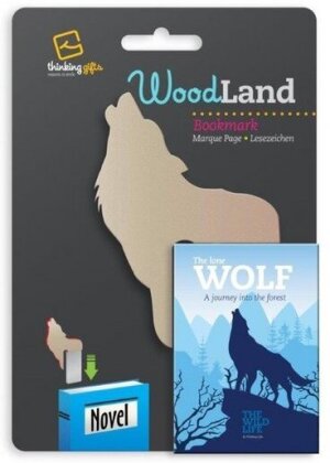 Woodland Lesezeichen Wolf