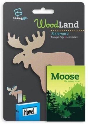 Woodland Lesezeichen Moose - Elch