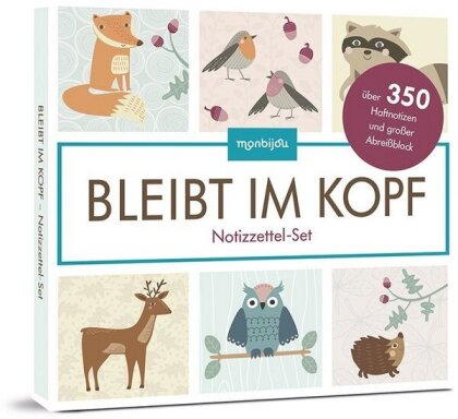 Bleibt im Kopf - Notizzettel-Set