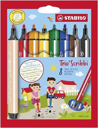 STABILO Trio Scribbi 8er Kunststoffetui