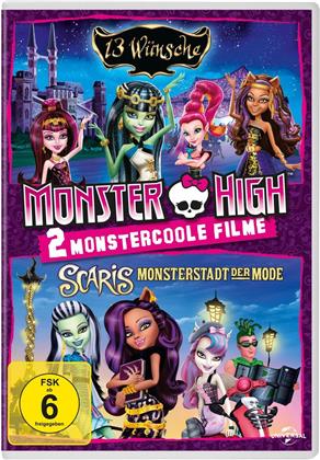 Monster High - 13 Wünsche / Scaris - Monsterstadt der Mode (2 DVD)