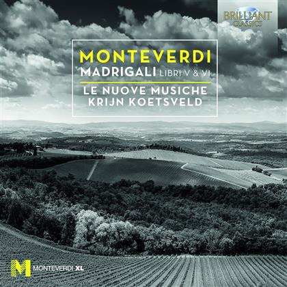 Claudio Monteverdi (1567-1643), Krijn Koetsveld & Le Nuove Musiche - Madrigali Libri V & VI (2 CDs)