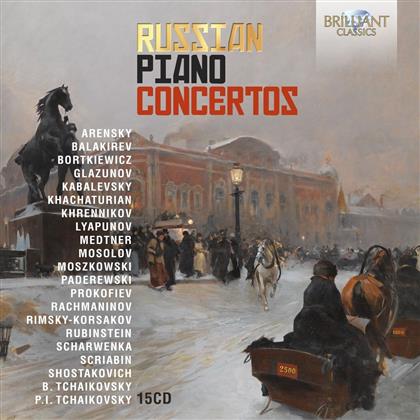 Russian Piano Concertos (15 CDs)