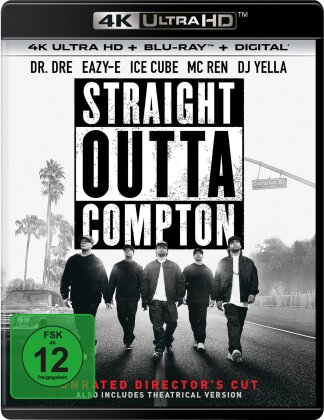 Straight Outta Compton (2015) (Director's Cut, 4K Ultra HD + Blu-ray)