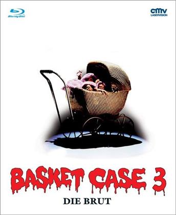 Basket Case 3 - Die Brut (1991) (White Edition, Mediabook, Uncut, Blu-ray + DVD)