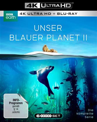 Unser blauer Planet 2 - Die komplette Serie (2017) (BBC Earth, Schuber, Uncut, 3 4K Ultra HDs + 3 Blu-rays)