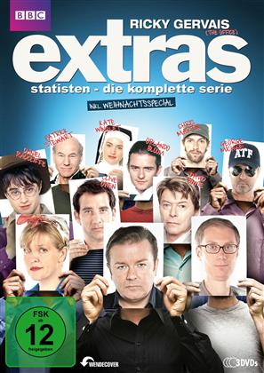 Extras - Statisten - Die komplette Serie inkl. Weihnachtsspecial (3 DVDs)