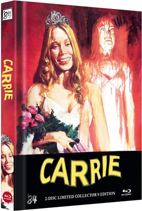 Carrie (1976) (Cover C, Collector's Edition, Limited Edition, Mediabook, Uncut, Blu-ray + DVD)