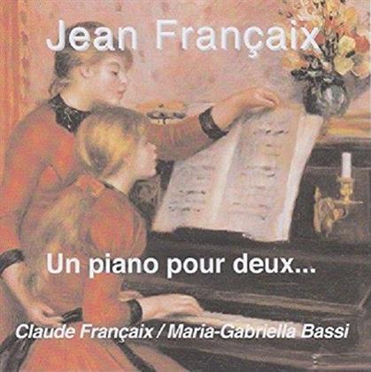 Jean Françaix (1912-1997), Claude Françaix & Maria-Gabriella Bassi - Un piano pour deux