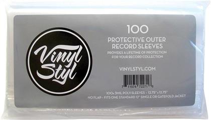 Vinyl Styl - 100 Pack Protective Outer Album Record Sleeves