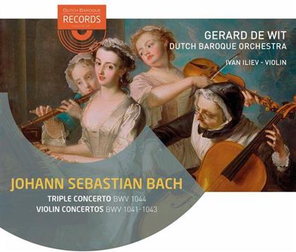 Johann Sebastian Bach (1685-1750), Gerard de Wit, Ivan Iliev & Dutch Baroque Orchestra - Triple Concerto Bwv 1044 / Violin Concertos BWV1041-1043