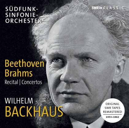 Wilhelm Backhaus, Ludwig van Beethoven (1770-1827) & Johannes Brahms (1833-1897) - Recital / Concertos (3 CDs)