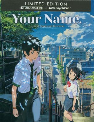 Your Name. - Gestern, heute und für immer (2016) (Édition Limitée, Steelbook, 4K Ultra HD + Blu-ray)