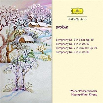 Antonin Dvorák (1841-1904), Myung-Whun Chung & Wiener Philharmoniker - Sinfonien 3, 6, 7, 8 (Australian Eloquence, 2 CDs)