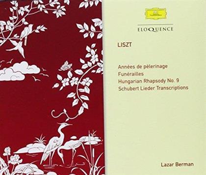 Franz Liszt (1811-1886), Franz Schubert (1797-1828) & Lazar Berman - Berman Spielt Liszt & Schubert arr. Liszt - Années de Pèlerinage, Lieder Transcriptions (Australian Eloquence, 4 CDs)