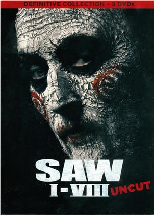 Saw 1-8 - Definitive Collection (Uncut, 8 DVDs)