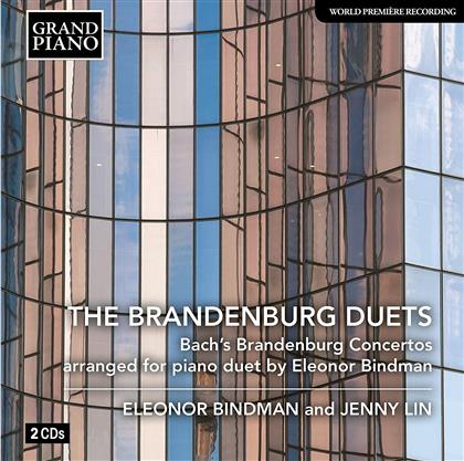 Eleonor Bindman, Jenny Lin & Johann Sebastian Bach (1685-1750) - Brandenburgische Konzerte - Arr. Für 2 Klaviere (2 CDs)