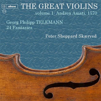 Georg Philipp Telemann (1681-1767) & Peter Sheppard Skaerved - Great Violons Vol. 1 - Andrea Amati 1570 (2 CDs)