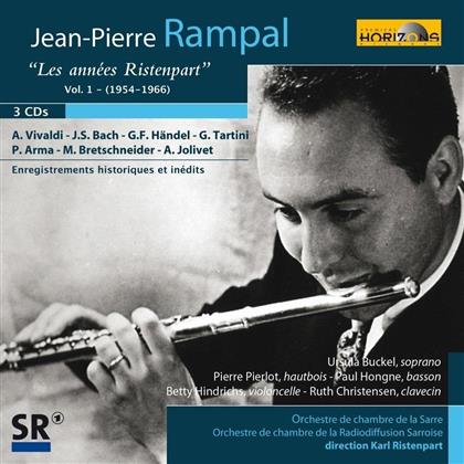 Jean-Pierre Rampal, Karl Ristenpart & Orchestre de Chambre de La Sarre - Les Années Ristenpart Vol. 1 1954-1966 (3 CDs)