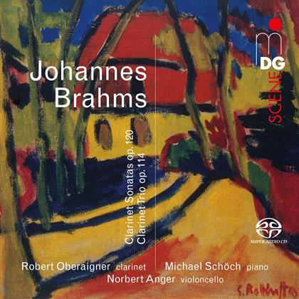 Johannes Brahms (1833-1897), Robert Oberaigner, Norbert Anger & Michael Schöch - Clarinet Sonatas op.120 / Clarinet Trio op. 114 (SACD)