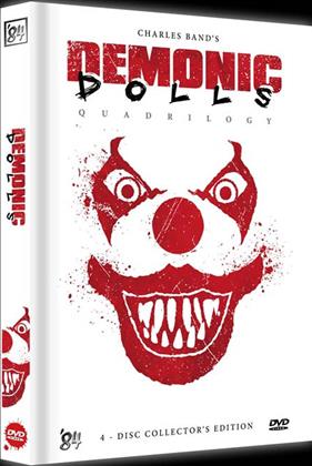 Demonic Dolls 1-4 - Quadrilogy (White Edition, Collector's Edition, Limited Edition, Mediabook, Uncut, 4 DVDs)
