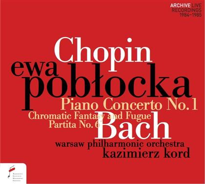 Ewa Poblocka, Frédéric Chopin (1810-1849), Kazimierz Kord & Warsaw Philharmonic Orchestra - Klavierkonzert Nr. 1 / Chromatische Fantasie & Fuge