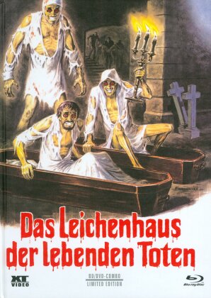 Das Leichenhaus der lebenden Toten (1974) (Cover B, Limited Edition, Mediabook, Uncut, Blu-ray + DVD)