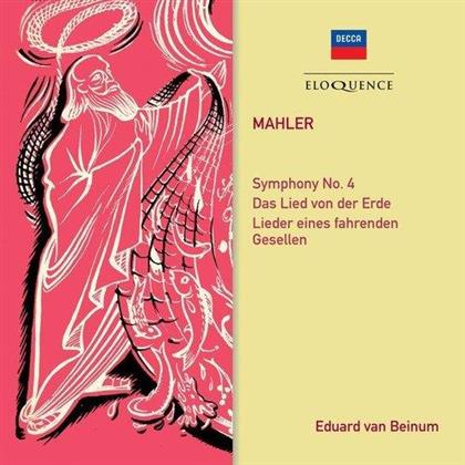 Gustav Mahler (1860-1911) & Eduard van Beinum - Symphony No.4, Das Lied Von Der Erde, Lieder Eines Fahrenden Gesellen (Australian Eloquence, 2 CD)