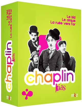 Charles Chaplin - Coffret Kids (MK2, b/w, Restored, 3 DVDs)