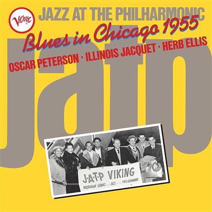 Oscar Peterson, Herb Ellis & Illinois Jacquet - Jazz At The Philharmonic: Blues In Chicago 1955 (LP)