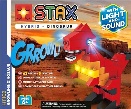 STAX® Hybrid: Growling Dinosaur - LEGO®-kompatibel