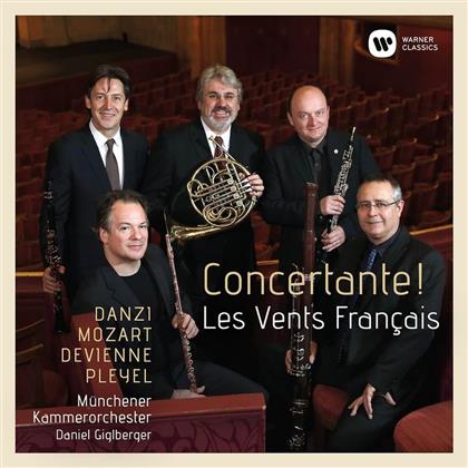 Les Vents Francais, Münchner Kammerorchester, Franz Danzi (1763-1826), Wolfgang Amadeus Mozart (1756-1791), … - Concertante! (2 CDs)