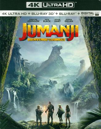 Jumanji - Bienvenue dans la jungle (2017) (4K Ultra HD + Blu-ray 3D + Blu-ray)