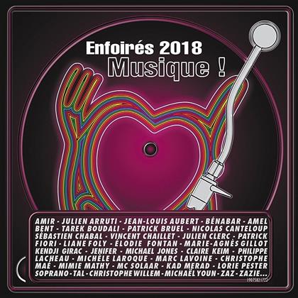 Les Enfoirés - Enfoirés 2018 Musique ! (2 CD)