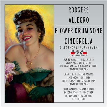 Richard Rodgers (1902-1979) - Allegro / Flower Drum Song / Cinderella - Aufnahmen 1947/1957/1958 (2 CDs)