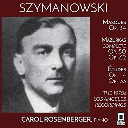 Carol Rosenberger & Karol Szymanowski (1882-1937) - Masques Op.34 / Mazurkas Op. 50 & 62 (2 CDs)