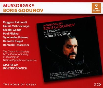 Mstislav Rostropovitsch, Ruggero Raimondi & National Symphony Orchestra - Boris Godunov (3 CDs)