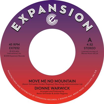 Dionne Warwick - Move Me No Mountain / (I'm) Just Being Myself (7" Single)