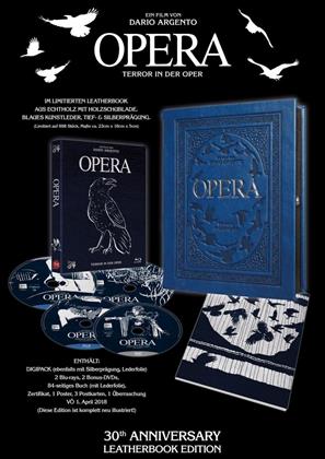 Opera - Terror in der Oper (1987) (Leatherbook, Digipack, Édition 30ème Anniversaire, Édition Limitée, Version Remasterisée, 2 Blu-ray + 2 DVD)