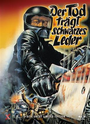 Der Tod trägt schwarzes Leder (1974) (Limited Edition, Mediabook, Uncut, Blu-ray + 2 DVDs)