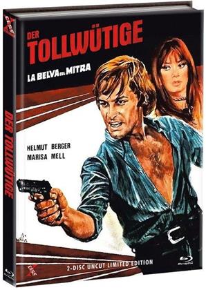 Der Tollwütige - La belva col mitra (1977) (Cover C, Limited Edition, Mediabook, Uncut, Blu-ray + DVD)