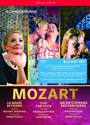 Orchestra of the Age of Enlightenment, Robin Ticciati & Sally Matthews - Mozart - Così fan tutte / Die Entfuhrung aus dem Serail / Le nozze di Figaro (Opus Arte, 3 Blu-ray)