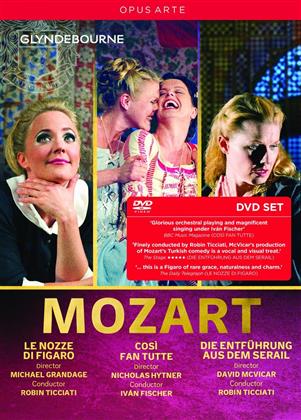 Orchestra of the Age of Enlightenment, Robin Ticciati & Sally Matthews - Mozart - Così fan tutte / Die Entfuhrung aus dem Serail / Le nozze di Figaro (Opus Arte, 3 DVD)