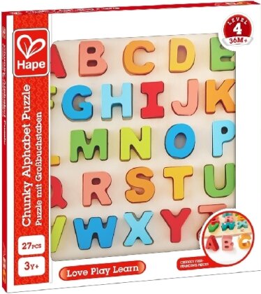 Puzzle mit Grossbuchstaben - Buchstaben Puzzle 27 Teile