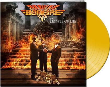 Bonfire - Temple Of Lies (Limited Gatefold, Yellow Vinyl, LP)